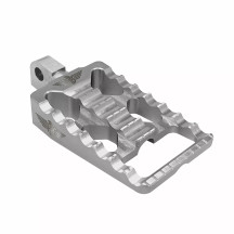 Foot Pegs for Harley — M8 thread, Silver