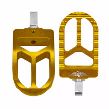 Foot Pegs for Harley — Gold, Pair