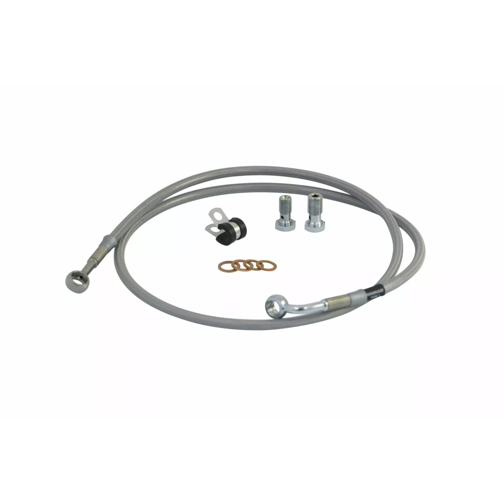 Kit de latiguillos de freno — -3, delantero, acero inoxidable