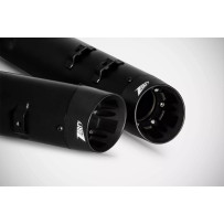 Silenciador Slip-On Slash-Cut de 4,33 pulgadas para HD-TOURING E5 — Negro mate
