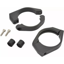 Soporte de montaje — abrazadera 57 mm (2-1/4"), montaje en horquilla, negro