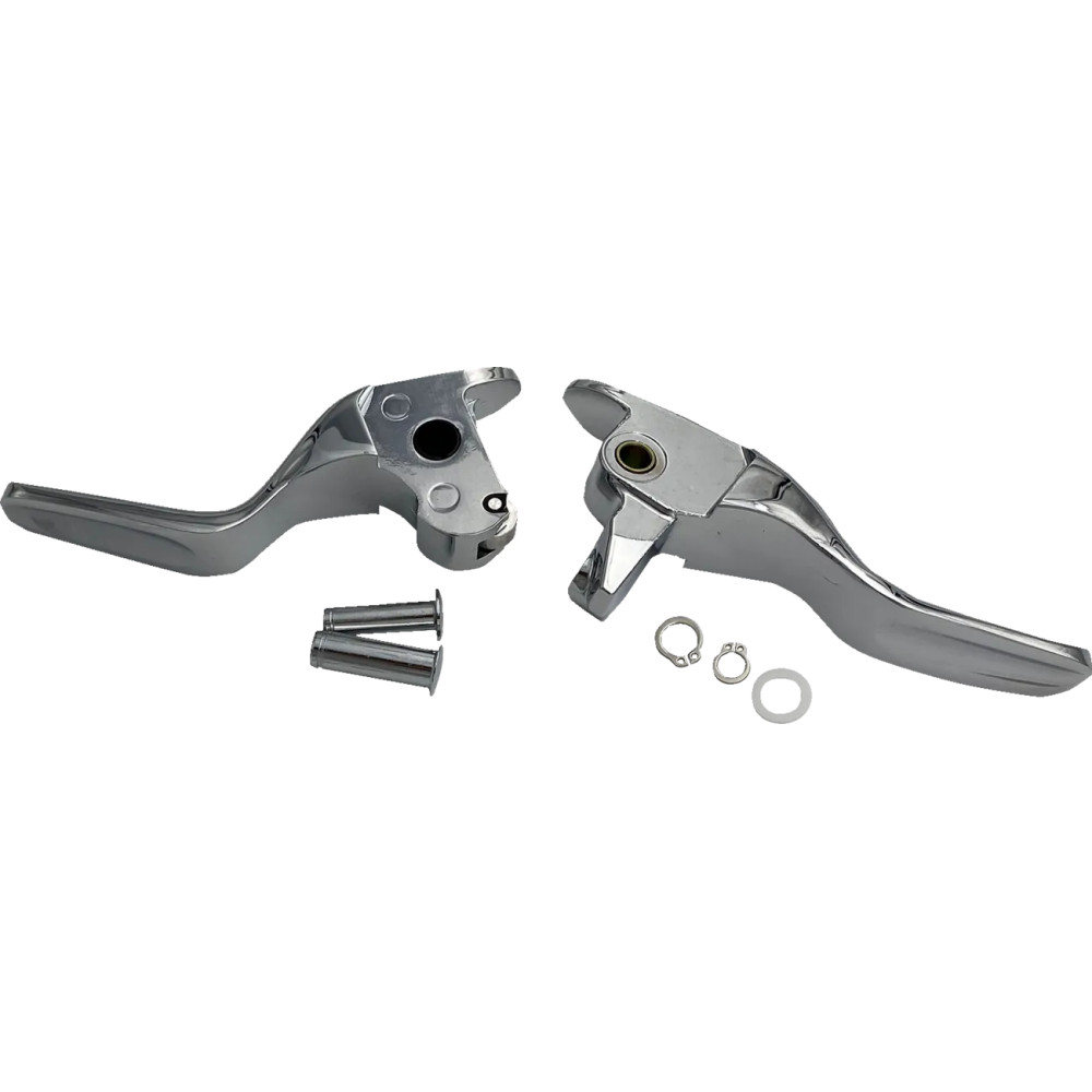 Short Lever Set — Brake, Clutch, Chrome