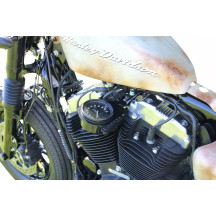 Speedometer Bracket on the Side — black, steel