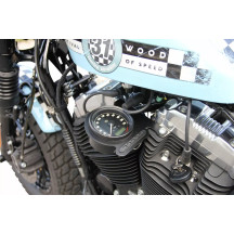 Speedometer Bracket on the Side — black, steel