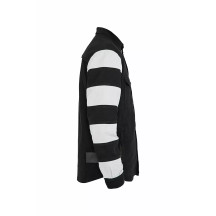 Chaqueta Prison Motoshirt — 3XL, contorno de pecho 131 cm (51-5/8"), largo de manga 72 cm (28-3/8"), Negro