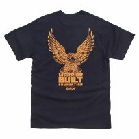 Warrior Built Eagle T-Shirt — S, Black