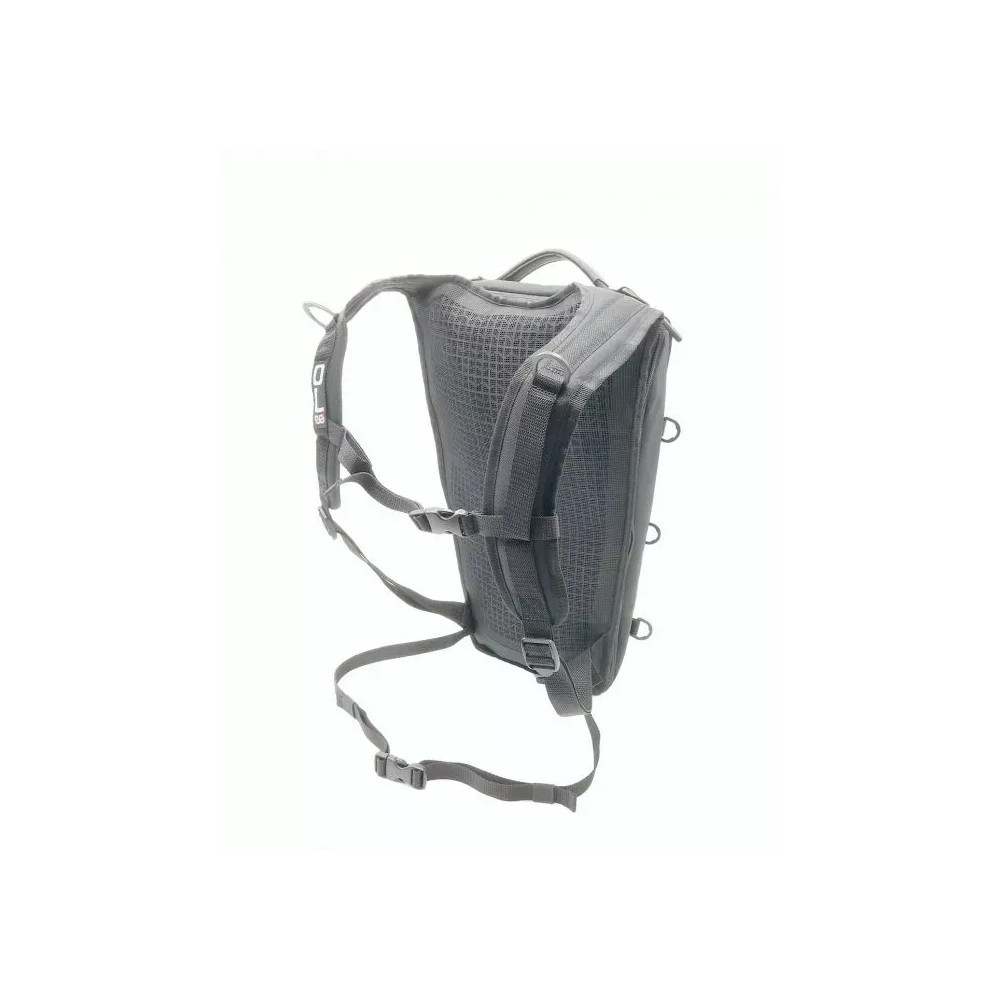 Mochila Kyte — 31 x 50 x 8–18 cm, 12–25 L, Negro, Gris