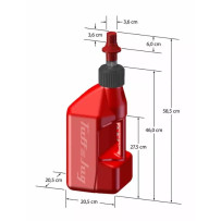 Tuff Jug vs RipperCap 10 L — 10 L, rojo