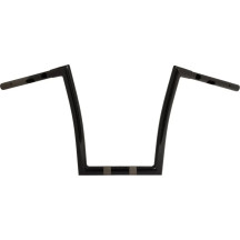 1-1/4" Touring Handlebar — 1-1/4" clamp, 15" rise, 32-3/4" width, Black