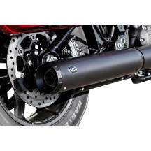 Silenciador Slip-On Grand National — 4" diámetro exterior, negro Guardian