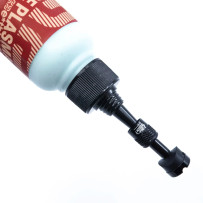 Quick Fill Presta Tubeless Valve Set — 16-24mm short stem, 23-31mm long stem, black