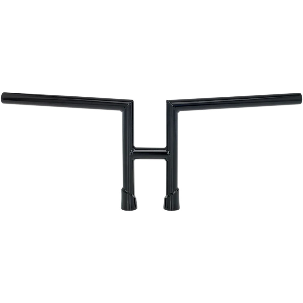 Manillar en T de 1" — diámetro 1", altura 8", ancho 24-5/8", Negro brillo