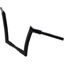 Manillar 1-1/2" con instalación EZ y parte superior puntiaguda — abrazadera 1-1/4", negro