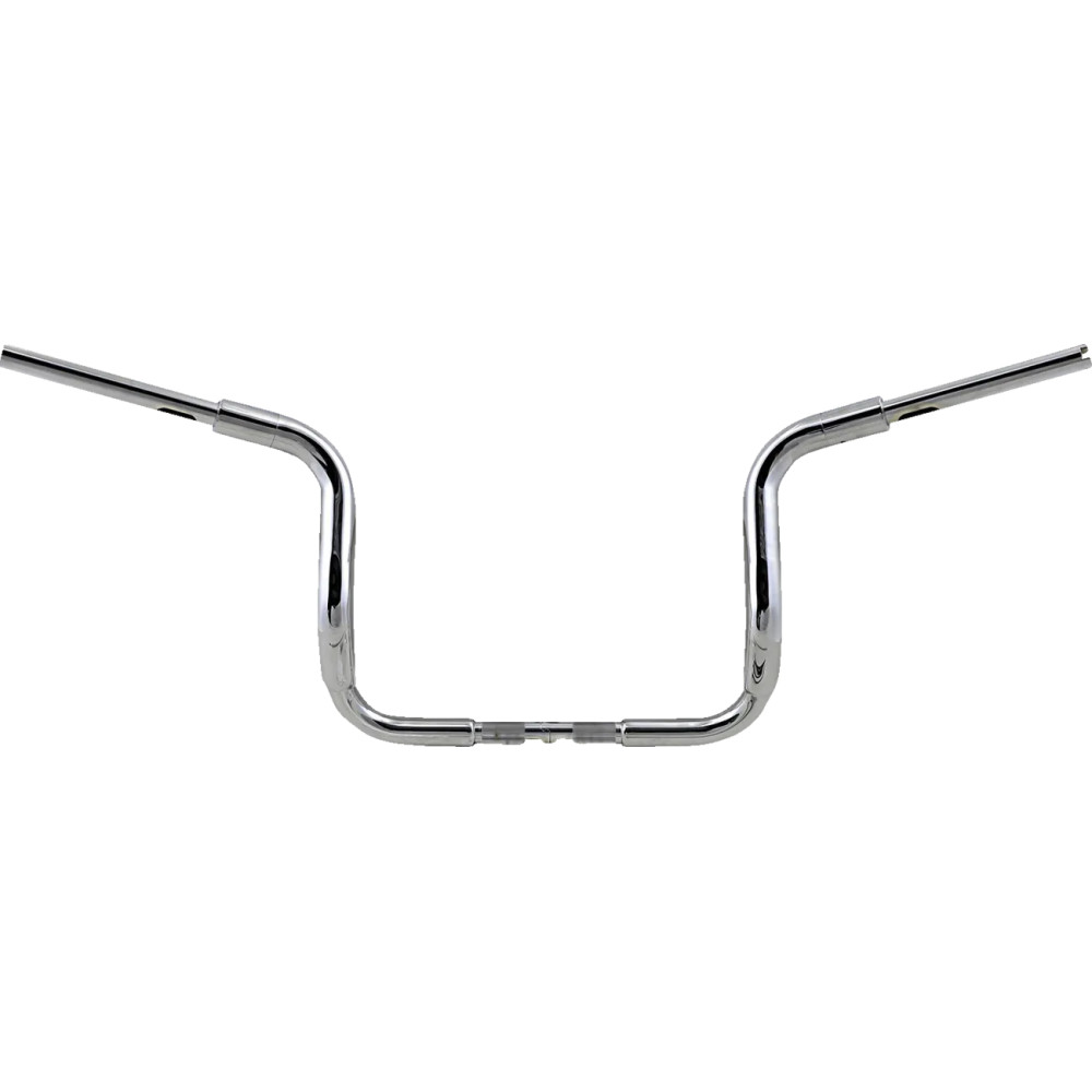 Manillar redondeado superior 1-1/2" EZ Install — 1-1/2" diá., 12" altura, 38-1/2" ancho, abrazadera 1", Cromo