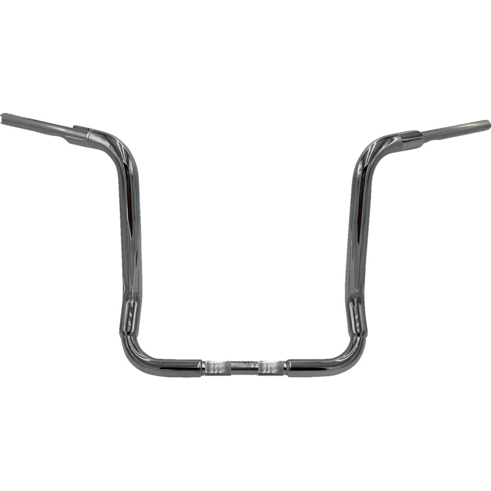 Manillar de instalación EZ de 1-1/2" con parte superior redondeada — 1-1/2" diámetro, 16" altura, 38-1/2" ancho, Cromado