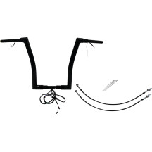 Kit de manillar plano EZ Install con cableado 1-1/2" — 1-1/2" de diámetro, 35" ancho, 16" altura