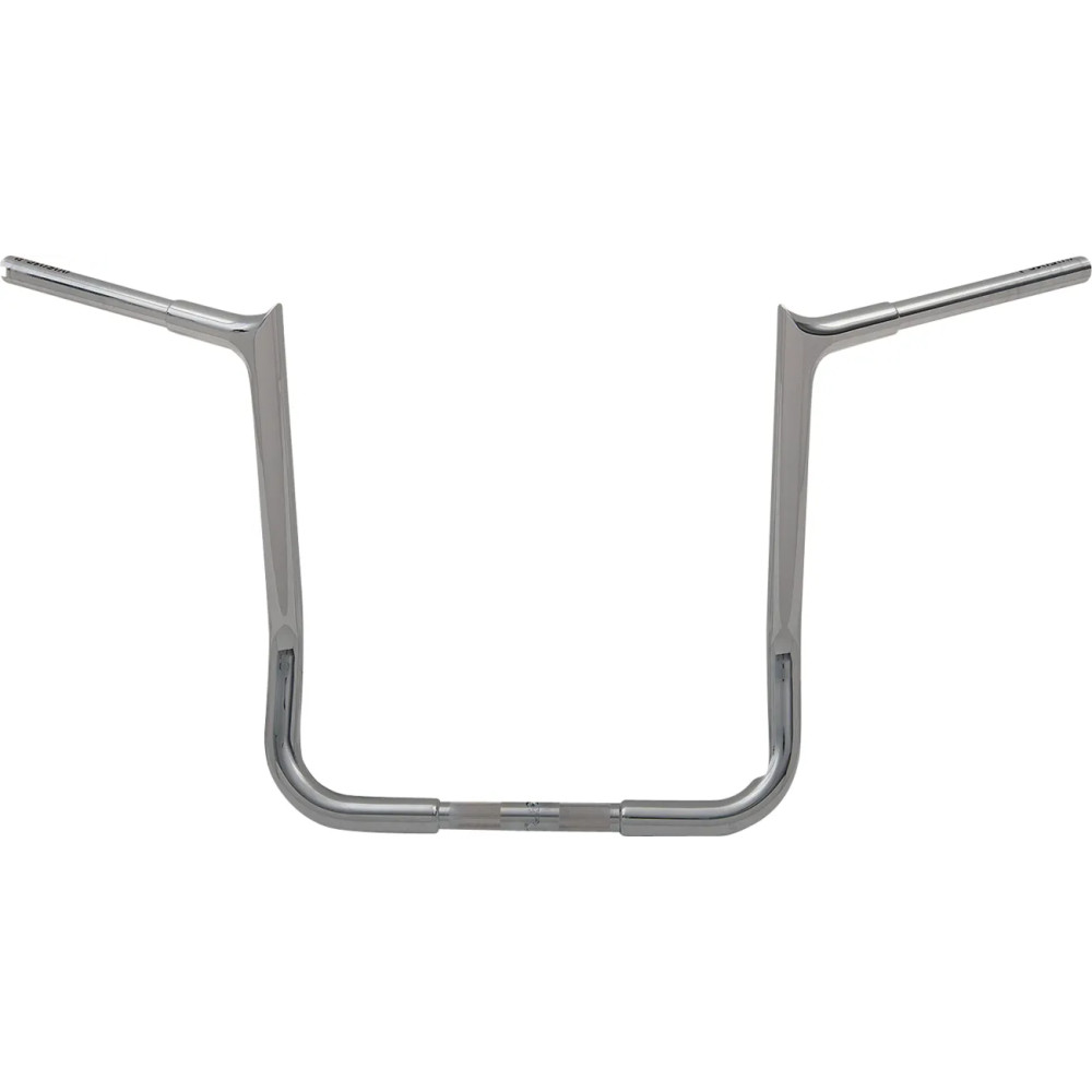 Manillar 1-1/4" EZ Install con cima puntiaguda — 1-1/4" de diámetro, 36" de ancho, 1" de diámetro de sujeción, Cromo