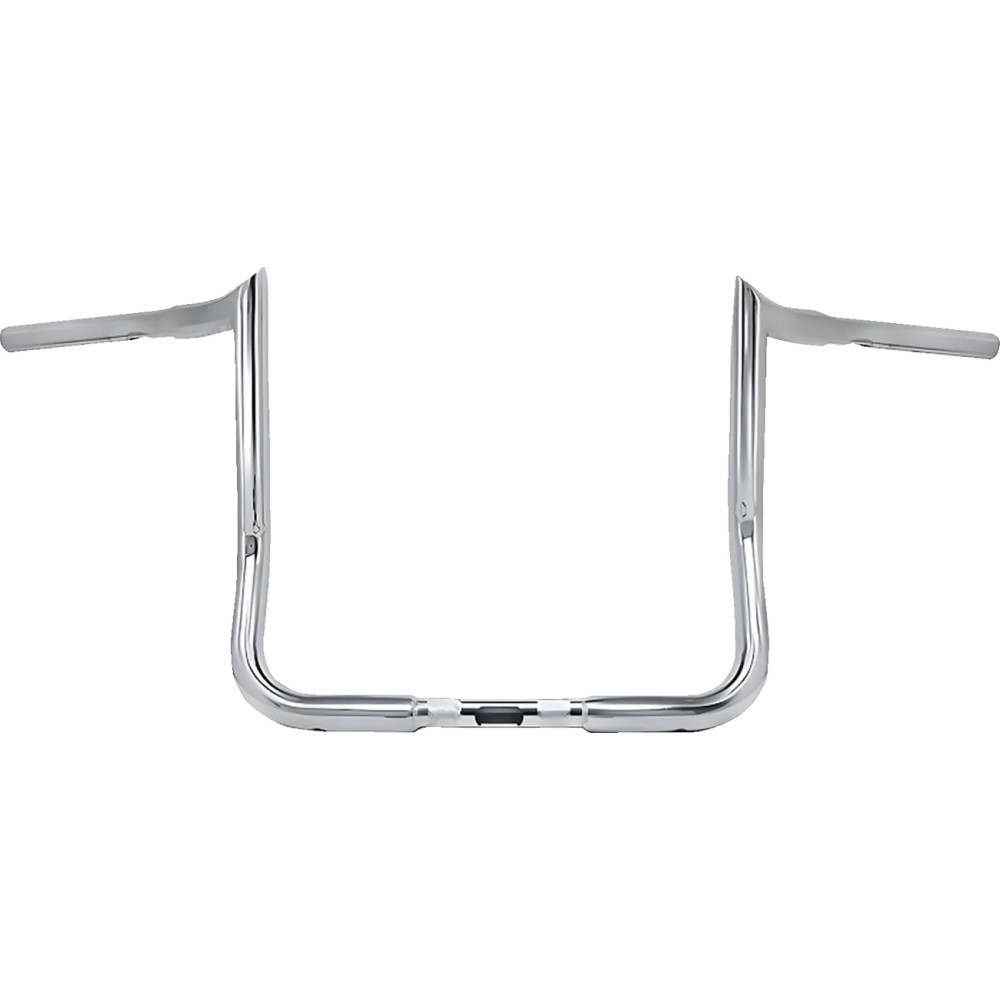 1-1/4\" Bagger Monkey Bar Handlebar — 1-1/4\" bar, 1\" clamp, 10\" rise, Chrome