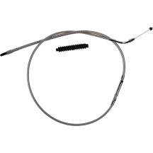 Cable de embrague de acero inoxidable de alta eficiencia para Harley-Davidson — Estándar, plateado