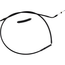 Cable de embrague Stealth de alta eficiencia — tamaño estándar, ajustador central, Negro