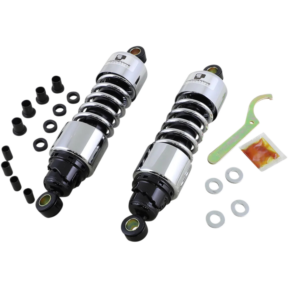 412 Series Shocks — Chrome