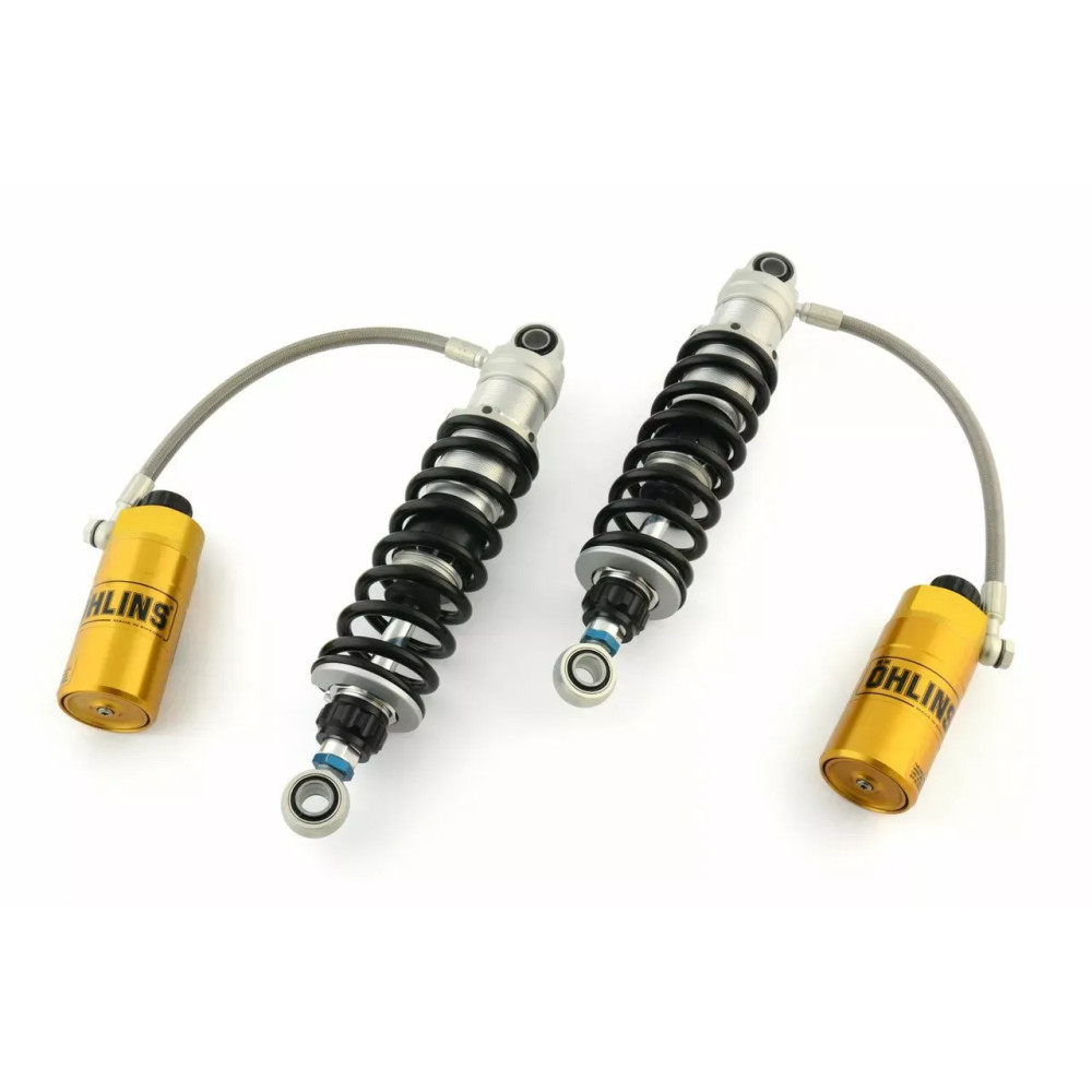 SHOCK STX — 328 mm, rear, pair, black/chrome