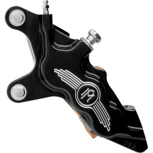 Six-Piston Differential-Bore Front Caliper