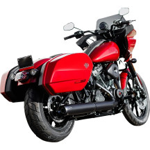 Silenciador Slip-On Grand National — 4" diámetro exterior, negro Guardian