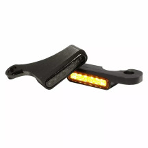 Intermitentes LED para manillar — 12V, montaje en manillar, ámbar