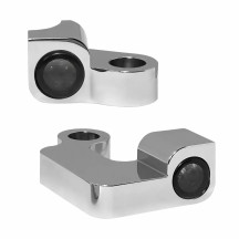 NANO Series Handlebar Turn Signals — 12V, Front left/right, Chrome