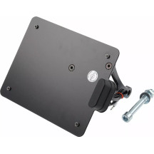 Portaplacas — 17 cm × 21 cm, negro