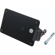 License Plate — 13 cm (5-1/8") x 21 cm (8-1/4"), black