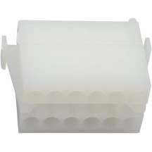 Conector AMP Mate-N-Lok — 12 pines, 305 mm (12"), blanco