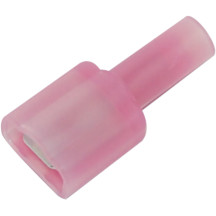 Desconectores rápidos y terminales — 22-18 AWG, paquete de 25, rojo
