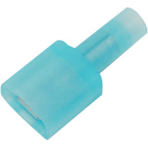Conectores rápidos y terminales — Spade, 16-14 AWG, Paquete de 25, azul