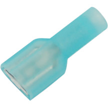 Conectores rápidos y terminales — 16-14 AWG, pala hembra, paquete de 25, azul