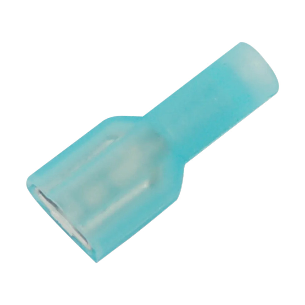 Conectores rápidos y terminales — 16-14 AWG, pala hembra, paquete de 25, azul