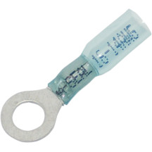 Heat Shrink Quick Disconnects and Terminals — 16-14 AWG, 1/4", 25 pack, Green