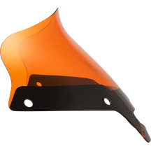 Parabrisas deportivo Kolor Flare™ — 15 cm (6\") de altura, naranja, montaje desmontable
