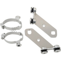 Independent Lowers Windshield Hardware Kit — Chrome