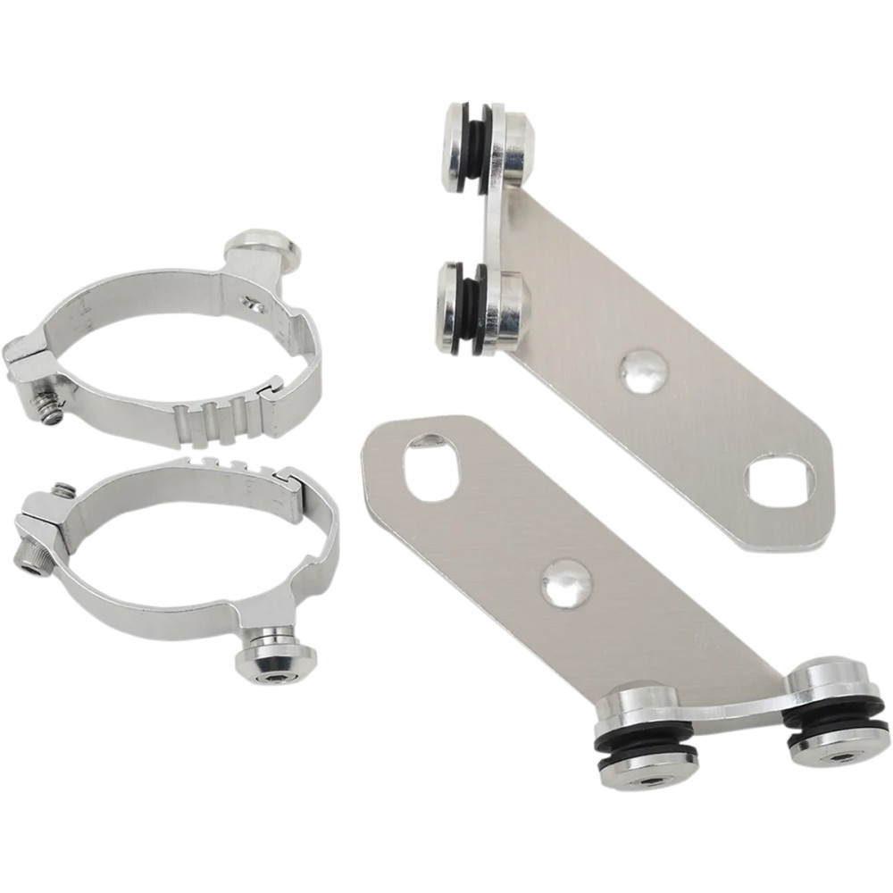 Independent Lowers Windshield Hardware Kit — Chrome