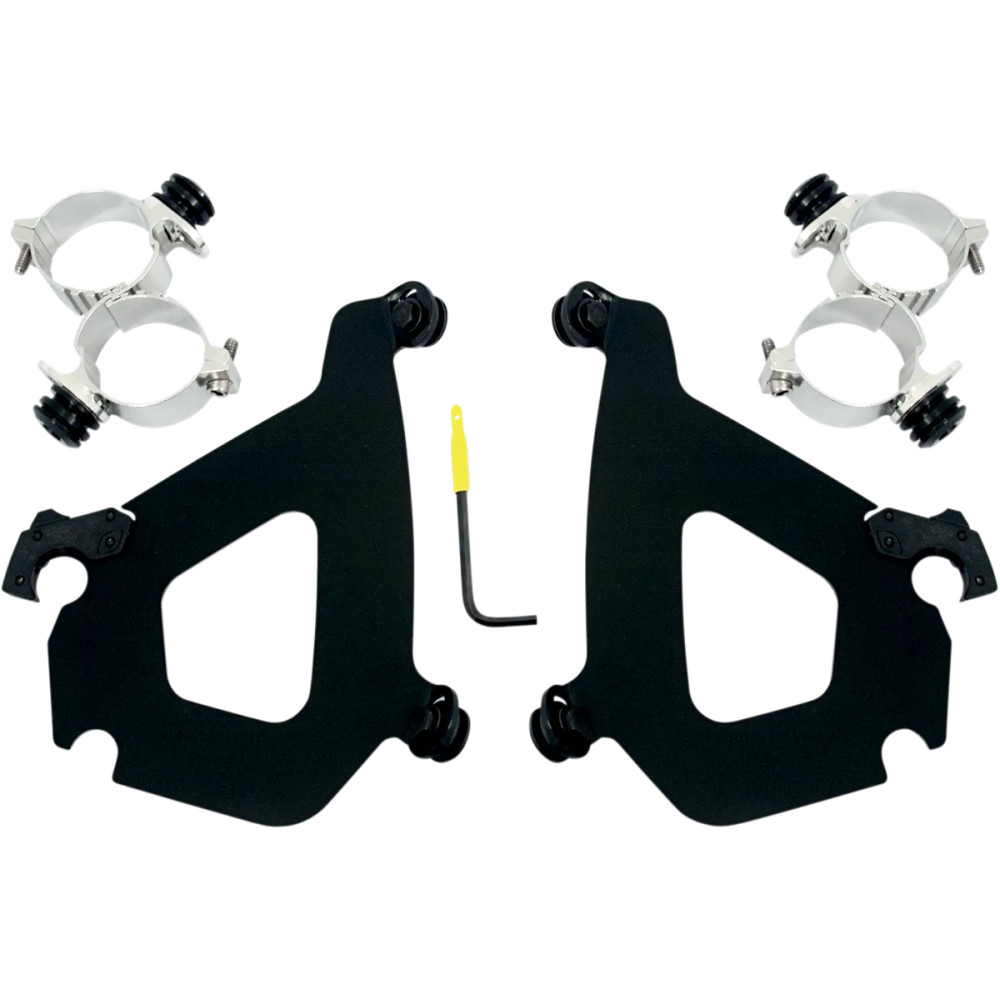 Bullet Fairing Trigger-Lock Hardware Kit — Black Bullet Fairing Trigger-Lock Hardware Kit — Black