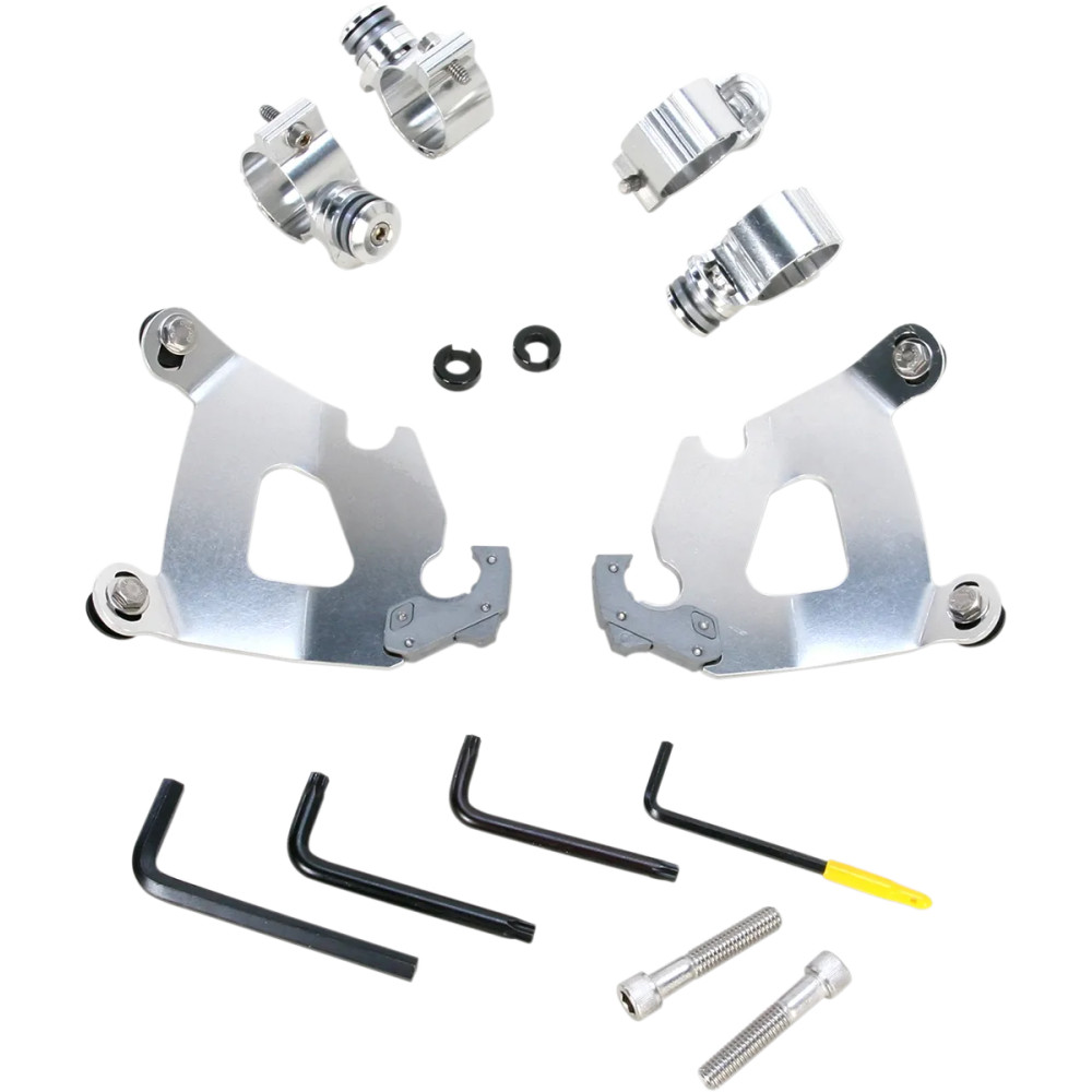 Cafe Fairing Trigger-Lock Hardware Kit — Café fairing, Polished