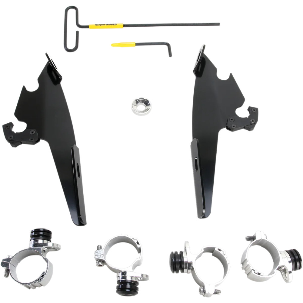 Kit de montaje Batwing Fairing Trigger-Lock — Batwing Fairing, Negro