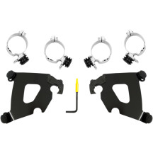 Kit de montaje Trigger-Lock para carenado Café — Negro, carenado Café