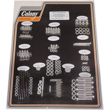 Complete Stock Hardware Kit — Cadmium-plated silver