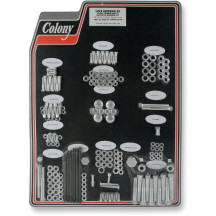 Complete Stock Hardware Kit — Cadmium plated, silver