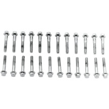 Valve Cover Screw Kit — 8732-24, Chrome, Aluminum
