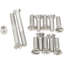 Transmission Top Cover Screw Kit — Cadmium plated silver