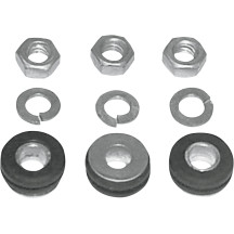 Voltage Regulator Mounting Kit — Charge and Voltage Regulator, silver